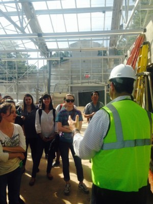 <p>Rollins WASH class touring the new WaterHub at Emory.</p>
